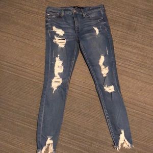 Express destroyed jeans...tried on never worn